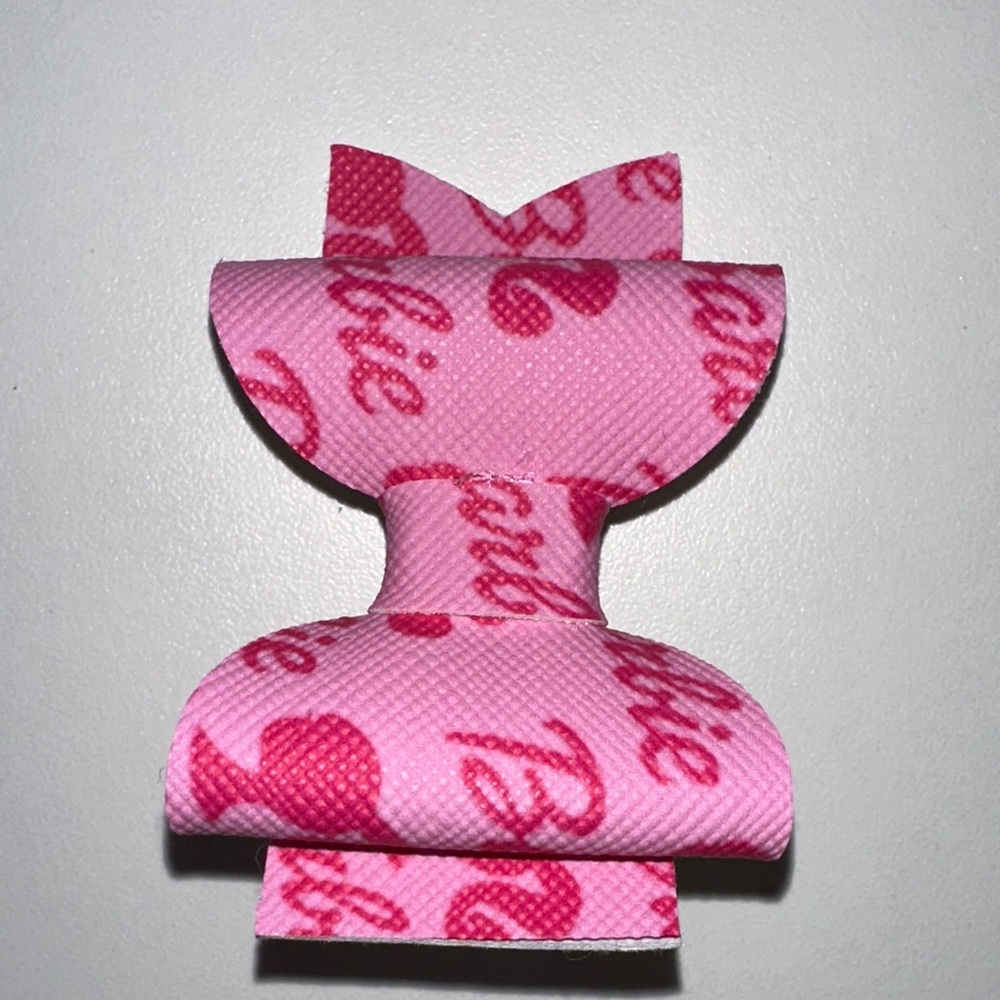 Barbie Signature Pink Straw Bow